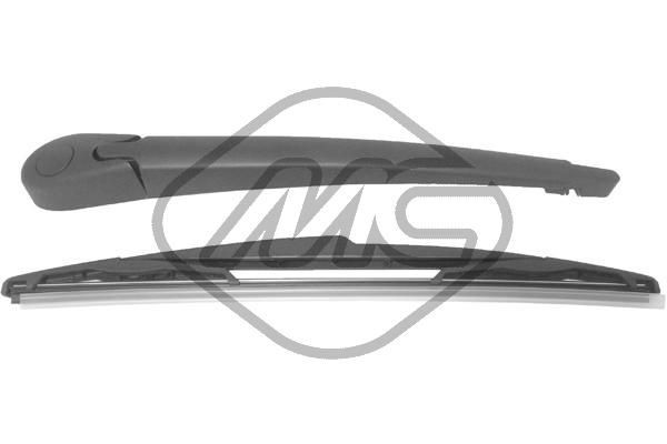 68115 Metalcaucho Brazo del limpiaparabrisas, luna trasera