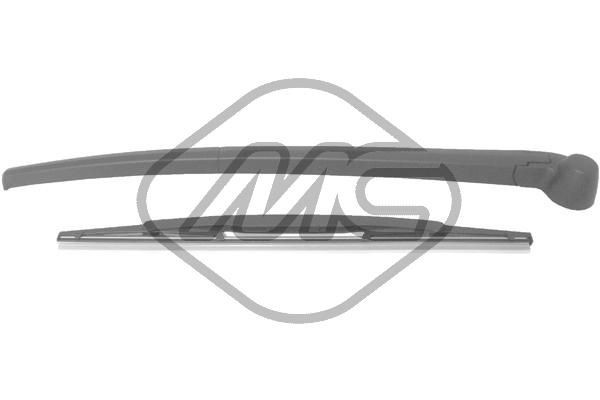 68131 Metalcaucho Brazo del limpiaparabrisas, luna trasera