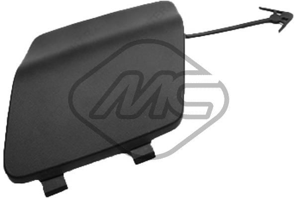 91001 Metalcaucho Cobertura de parachoques, enganche de remolque, delantera 