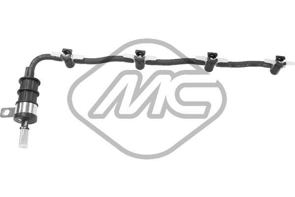 92184 Metalcaucho Tubo flexible, combustible de fuga 