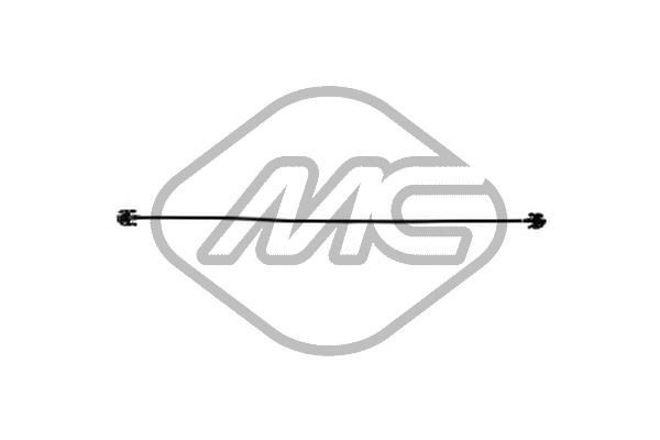 92781 Metalcaucho Manguera superior del depósito de expansión