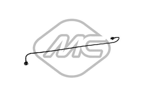 92782 Metalcaucho Manguera superior del depósito de expansión