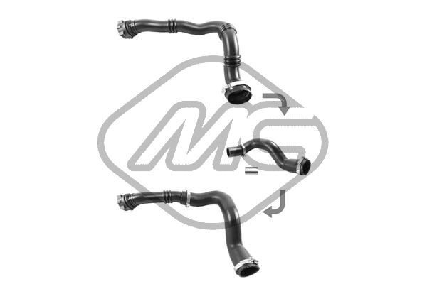 97625 Metalcaucho Manguera del intercooler