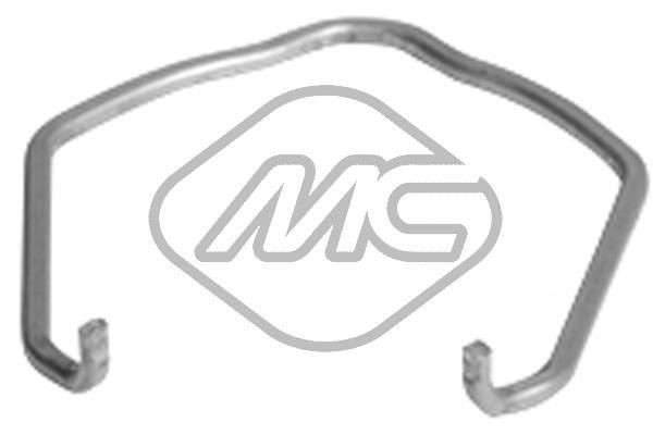 98723 Metalcaucho Abrazadera de tubo del intercooler