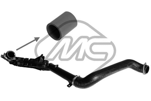 99141 Metalcaucho Manguera del intercooler