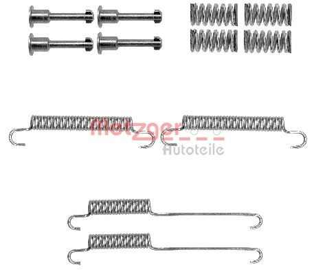 Kit de montaje de zapatas de freno traseras para Chrysler Voyager II GS 