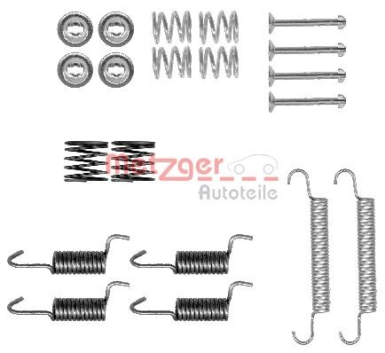 Kit de montaje de zapatas de freno traseras para Hyundai Getz  