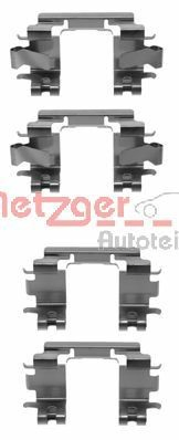 Comprar Juego de resortes de sujeción de pastillas de freno delanteras Honda Civic VI EJ9, EK3/4