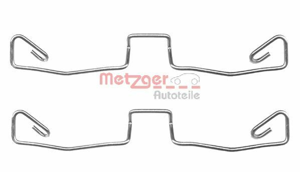 Juego de resortes de sujeción de pastillas de freno delanteras para Audi A6 Allroad C5 4BH