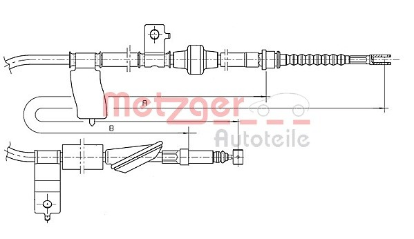 Cable de freno de mano trasero derecho Honda Civic V sedán (EG, EH) (1991 - 1996) precio, desde 26,47 EUR