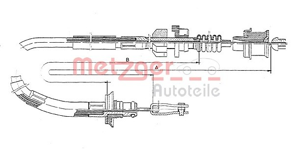 Cable de accionamiento del embrague para Honda Civic IV ED, EF