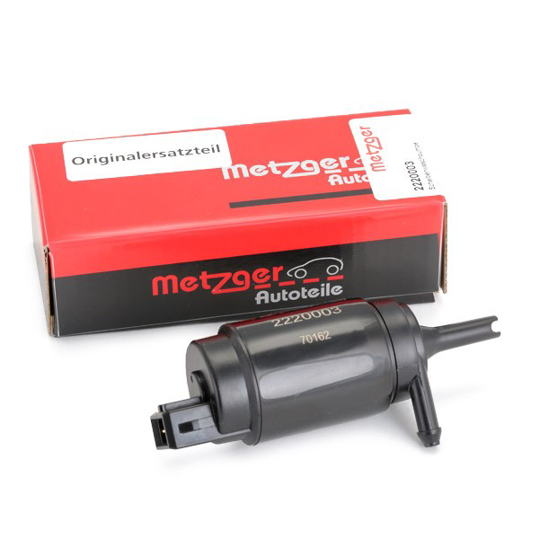 2220003 Metzger Bomba de agua de lavado, lavado de parabrisas, delantera