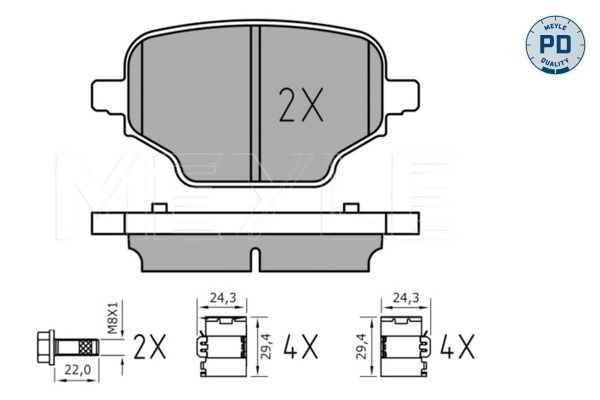 Pastillas traseras de freno Citroen Berlingo bus (ER, EC) (2018 - 2026) precio, desde 29,13 EUR