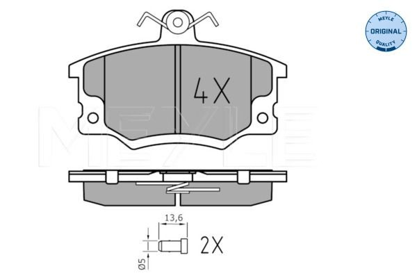 Pastillas freno delanteras Fiat Uno hatchback (146A) (1983 - 1996) precio, desde 18,61 EUR