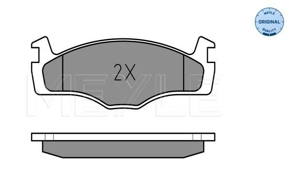 Pastillas delanteras para Volkswagen Polo II 86C