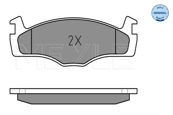 Pastillas delanteras para Volkswagen Jetta I 16