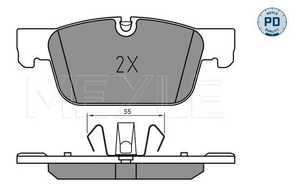 Pastillas delanteras para Volvo S60 III 224