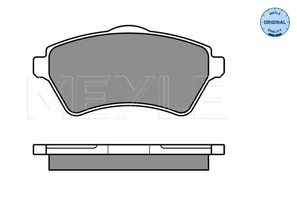 Pastillas delanteras para Nissan Navara NP300 IV D23, D23T