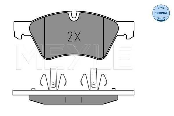 Pastillas delanteras para Mercedes ML/GLE  W164