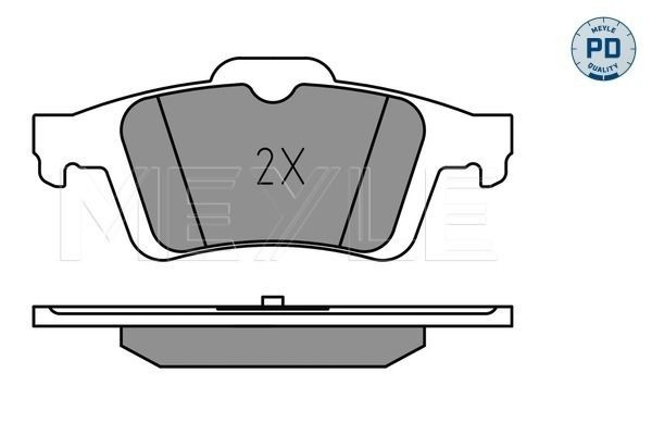 Pastillas freno traseras para Mazda 5 I CR
