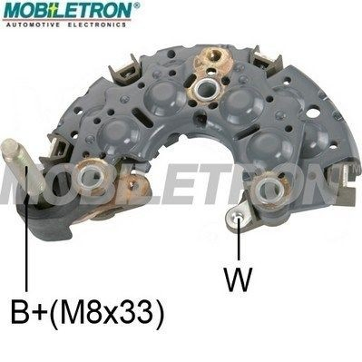 RN10 Mobiletron Puente de diodos, alternador