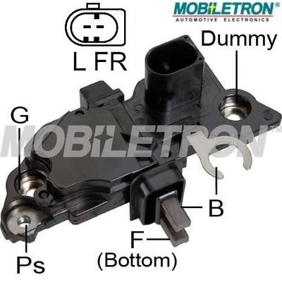 VRB254 Mobiletron Regulador alternador