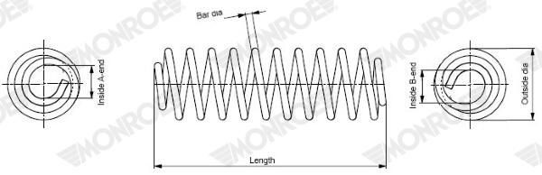 Comprar Muelle delantero Honda Civic VIII FK, FN