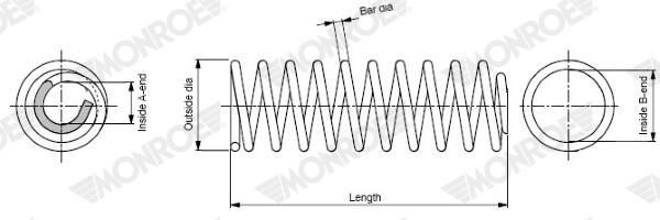 Comprar Muelle Honda Accord VII CL, CM