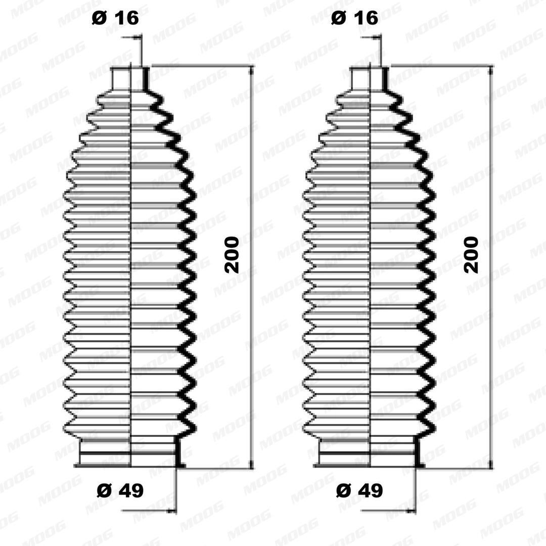 Fuelle dirección 30208 Lemforder