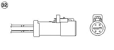 Sonda lambda (NOx, O2) para Ford Mondeo III B5Y