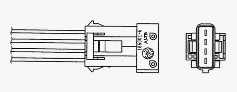 0070 NGK Sensor de oxígeno previo al catalizador