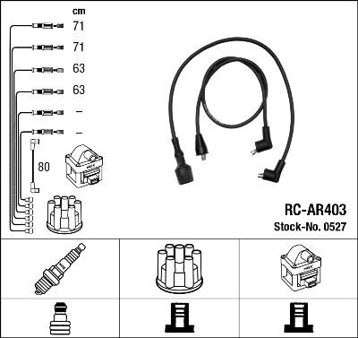 Comprar Cables de bujías Alfa Romeo 33  905