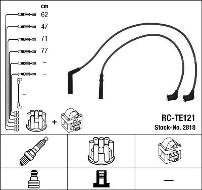 Juego de cables de bujias Toyota Hiace IV bus (H1, H2) (1995 - 2011) precio, desde 46,62 EUR