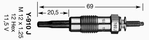 3617 NGK Bujías de calentamiento