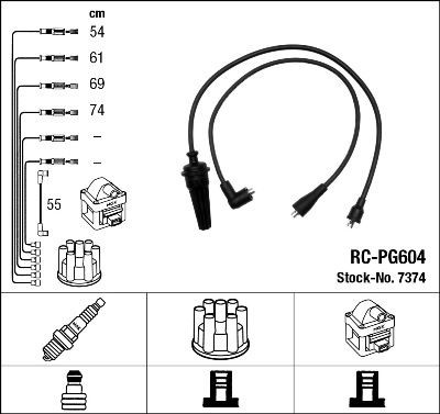 Comprar 7374 NGK Cable de bujía