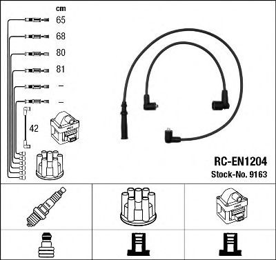 MD997422 Mitsubishi Cables de alta tensión, juego