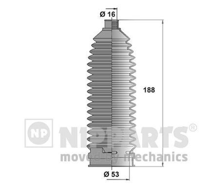 Guardapolvo dirección para Nissan Navara NP300 III D40