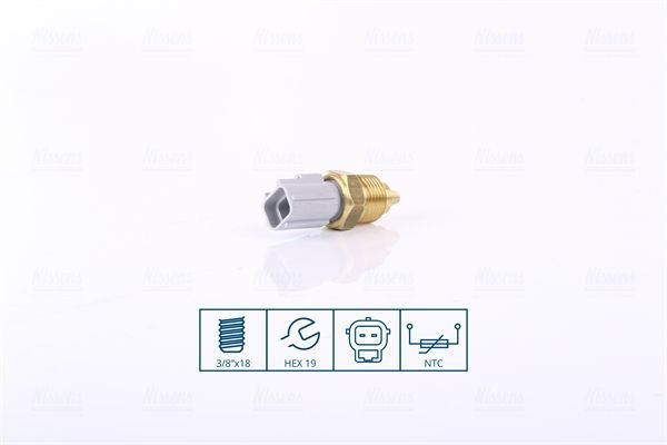 207057 Nissens Sensor temperatura refrigerante