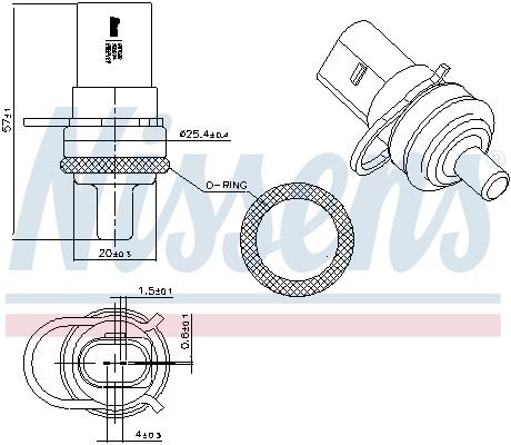 Sensor de temperatura del refrigerante Nissens 207082 precio, desde 7,13 EUR