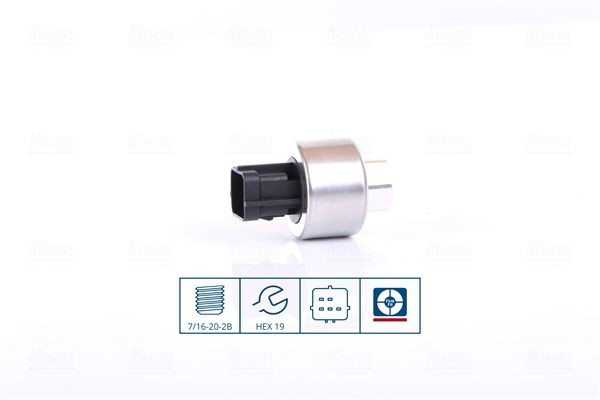 Comprar 301019 Nissens Sensor de presión del sistema de aire acondicionado
