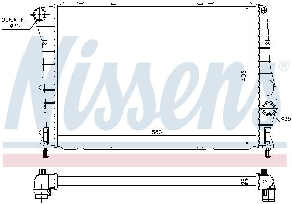 60059 Nissens Refrigeración del motor