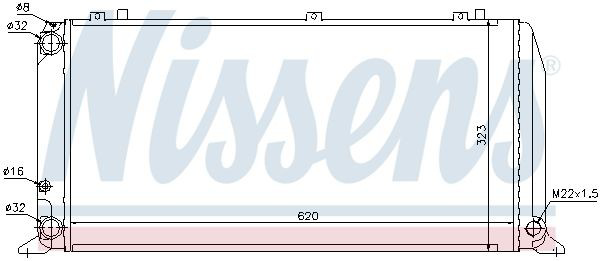 60488 Nissens Refrigeración del motor