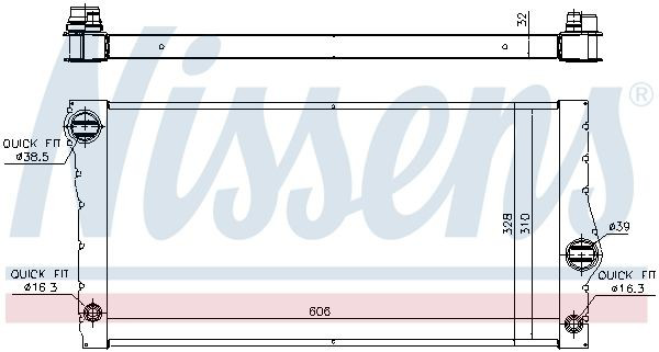 Comprar 60828 Nissens Radiador de auto