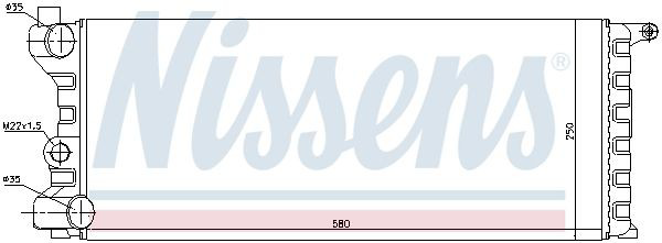 Água radiador Nissens 62312 precio, desde 49,97 EUR