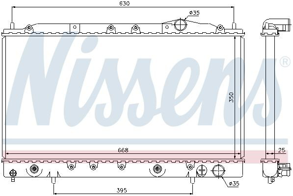 Refrigeración del motor para Mitsubishi Eclipse I D22A, D27A