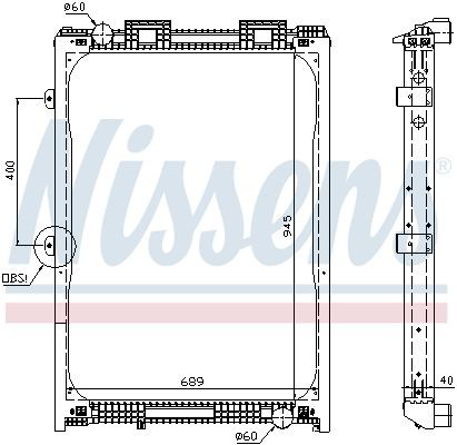 62870A Nissens Refrigeración del motor
