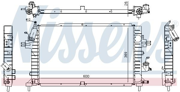 63029A Nissens Refrigeración del motor