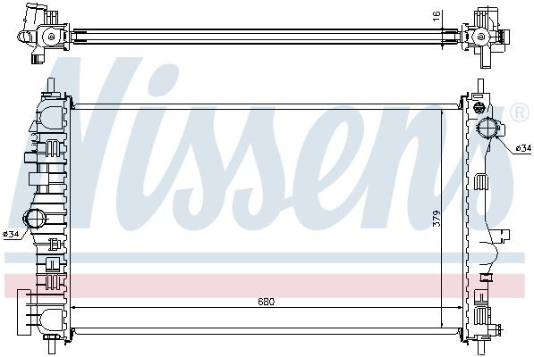 630712 Nissens Refrigeración del motor