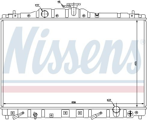 63313 Nissens Refrigeración del motor