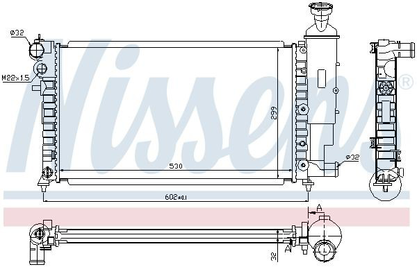 Comprar 63521A Nissens Radiador de auto